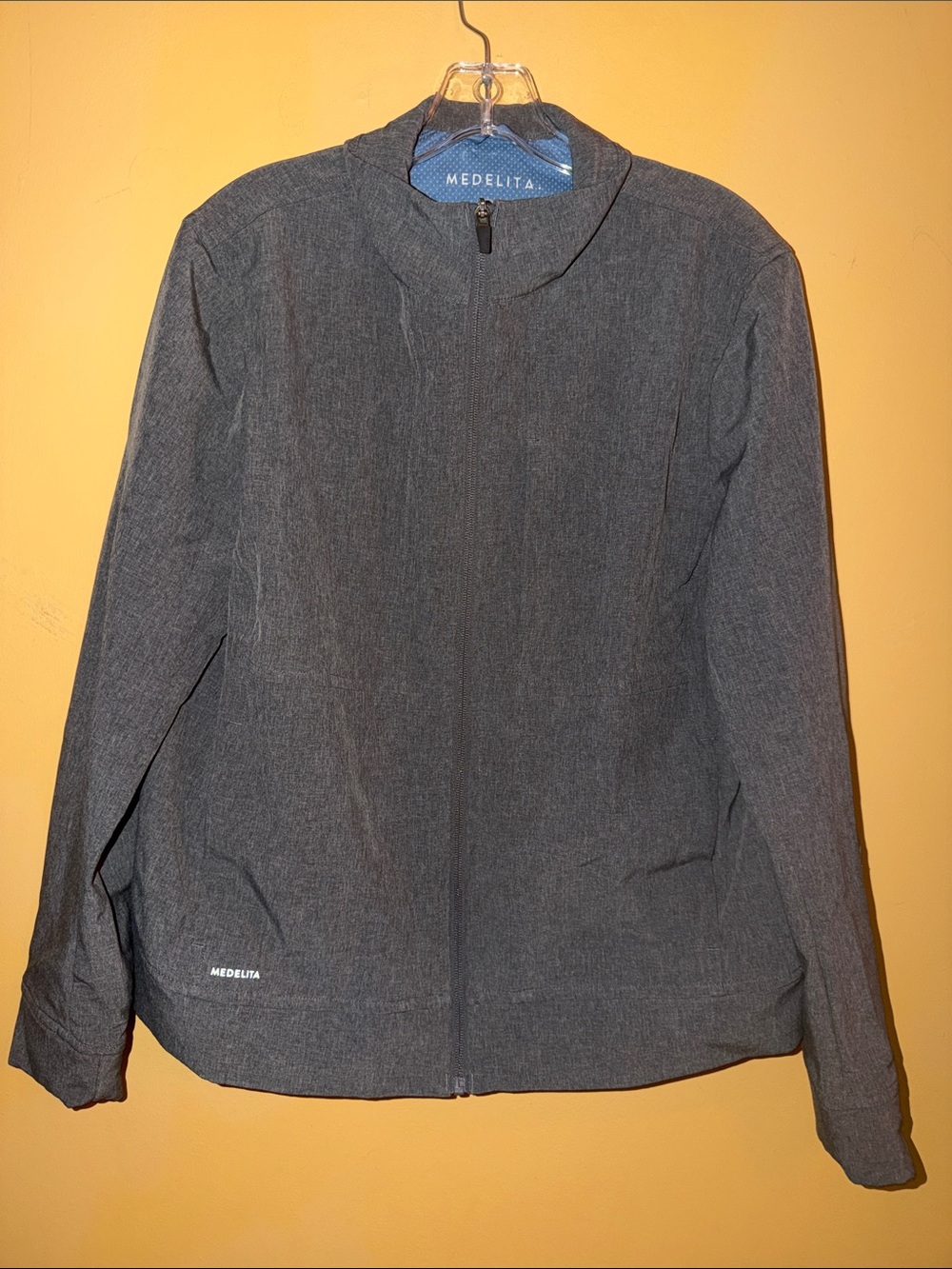 Medelita Women's Charcoal Zip-Front Utility Jacket